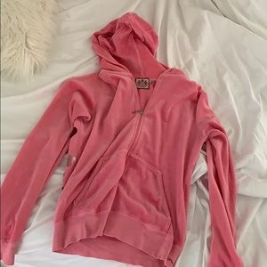 Pink Juicy Couture Heart Hoodie